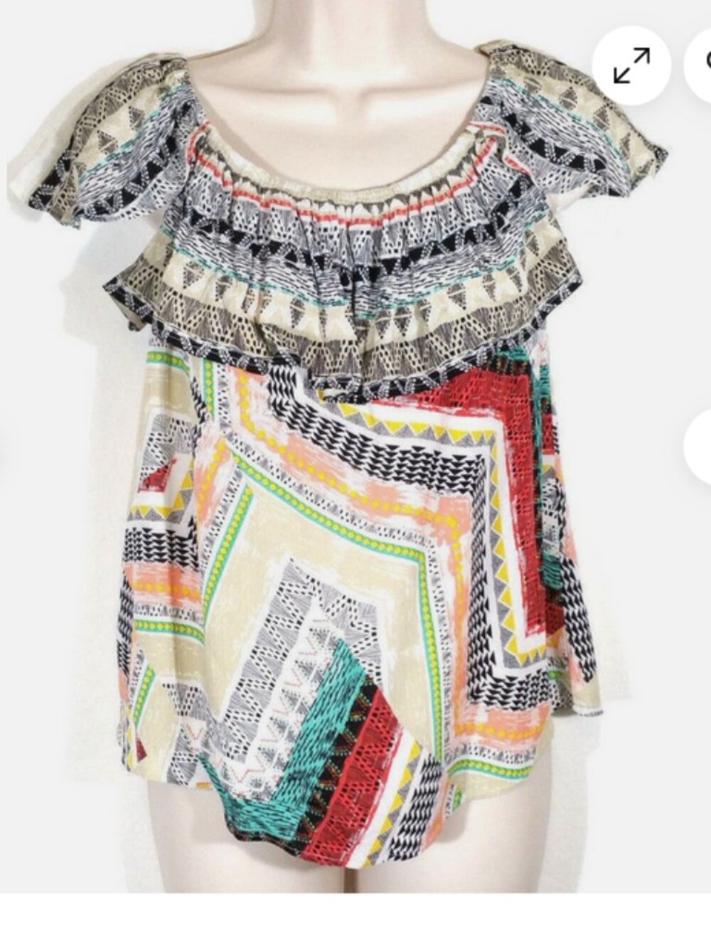 AMERICAN RAG CIE Off The Shoulder Top 0878E1M